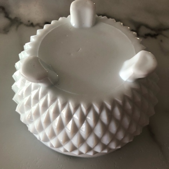 MILK GLASS candy dish - Picture 2 of 3